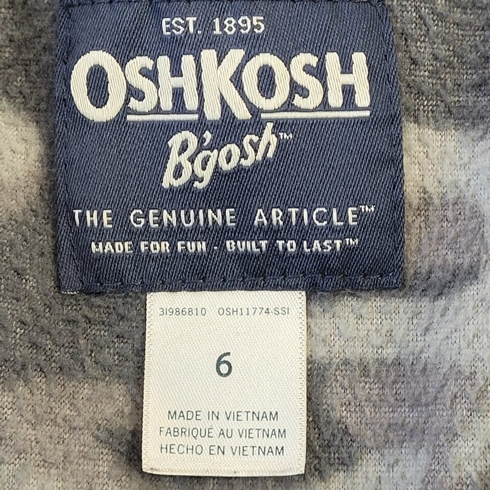 ✅ Carter’s Osh Kosh boys set of 3 fleece sweaters size 6 - Picture 12 of 15